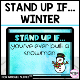 Winter Digital Stand Up If...