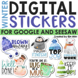 Winter Digital Stickers for Google Classroom™ and Seesaw™ 