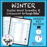 Winter Digital Word Scramble & Crossword Puzzle for Google