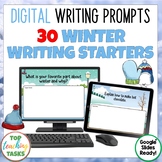 Winter Digital Writing Prompts for Google Classroom | Quic