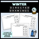 Winter Directed Drawing Activity Set