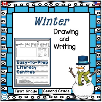 Preview of Winter Directed Drawing and Writing Activities