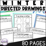 Winter Directed Drawings and Writing - Snowman Directed Drawing