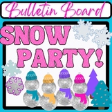 Winter Disco Wonderland Bulletin Board Kit - "SNOW PARTY!"