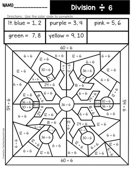 winter division worksheets by teaching second grade tpt