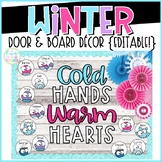 Winter Bulletin Board and Door Decor - Editable
