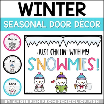 Preview of Winter Door Decorations | Winter Door Ideas | January Door