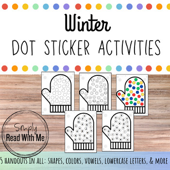 Preview of Winter Dot Sticker Activities