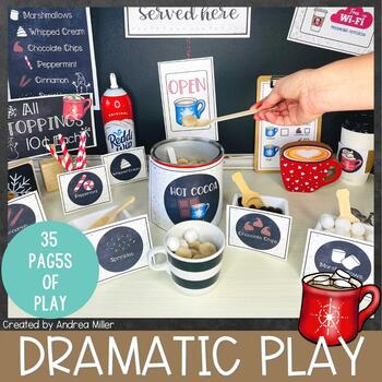 Winter Dramatic Play Hot Chocolate Stand