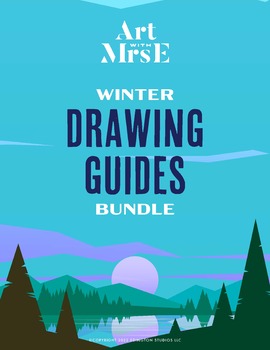 Preview of Winter Drawing Guides Bundle ❄️