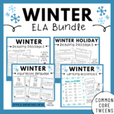 Winter ELA Bundle (Upper Elementary and Middle School)