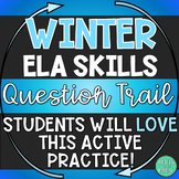 Winter ELA Question Loop & Trail for Active Learning - The