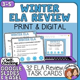 Winter ELA Review Task Cards - Sentence Practice - Multipl