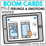 Winter EMOJI Feelings & Emotions | Speech Therapy Boom Cards™️