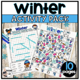 Winter Early Finisher January Activity Pack | Word Search 