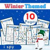 Winter Early Finisher Packet | I Spy Coloring Games | back