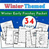Winter Early Finisher Packet | No Prep first day back from
