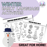 Winter Early Language Activities | Parent Handout | Home W