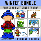 WINTER Easy Reader Book Bundle (Bilingual: English & Spanish)