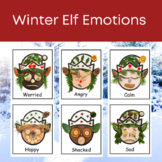 Winter Elf Emotions Flash Cards