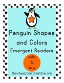 Winter Emergent Reader: Penguin Colors and Shapes