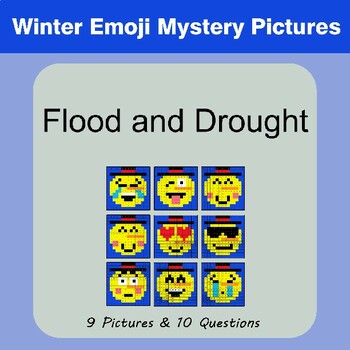 Winter Emoji: Flood and Drought - Science Quiz & Mystery Pictures