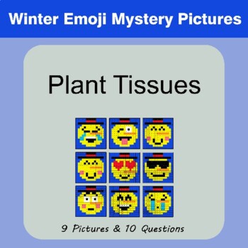 Winter Emoji: Plant Tissues - Science Quiz & Mystery Pictures / Color ...