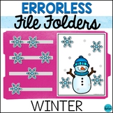 Winter Errorless Learning File Folder Games and Activities
