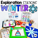 Winter Exploration Stations for Preschool-Snow Activities 