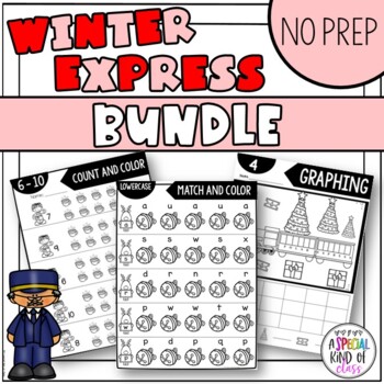 Preview of Polar Express Worksheets Bundle