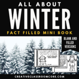 Winter Facts Mini Book | Primary Writing Practice | Winter