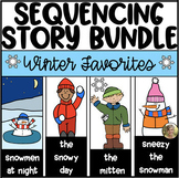 Winter Stories: Snowy Day, Snowman at Night, Mitten, Sneez