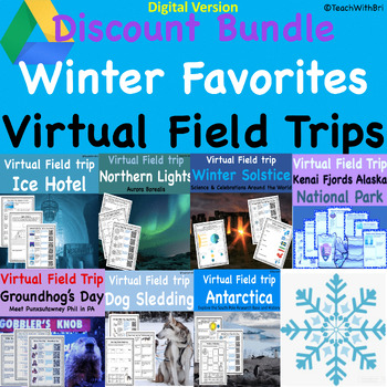 Preview of Winter Favorites Virtual Field Trip Bundle