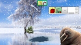 Winter: Feed the Arctic Animals *AAC *Touch Chat *Green Screen