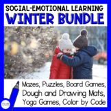 Winter Feelings and Social Skills Digital and Print Counse