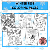 Winter Fest Coloring Pages-Recess, Mindfulness, & Social E