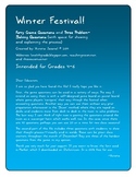 Winter Festival! A 40-Question Math Game for Grades 4-6+