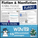 Winter Fiction and Nonfiction Reading Passages BUNDLE