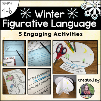 Preview of Winter Figurative Language: 5 Engaging Activities