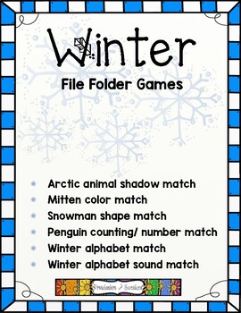 Preview of Winter File Folder Activities