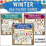 Winter File Folder Game Bundle