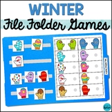 Special Education Winter Activities - Winter File Folder G