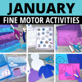 Preschool January Printable Winter Fine Motor & Craft Acti