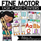 Fine Motor Activities Kindergarten Task Cards Boxes Bundle