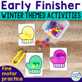 Winter Fine Motor Activities for Early Finishers