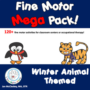 Preview of #FMSSALE Winter Fine Motor SUPER Pack for Centers or Therapy