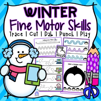 Preview of Winter Fine Motor Skills Pack