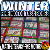Winter Fine Motor Task Boxes 4 x 6 Hands On Activities Rec