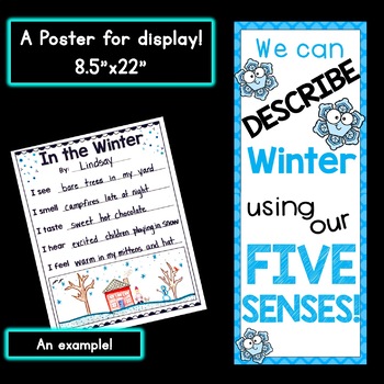 Winter Five Senses Poems And Mini Book With Poster By Ford And Firsties