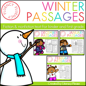 Preview of Winter Fluency Bundle (Differentiated)